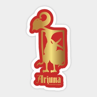 Arjuna puppet Sticker